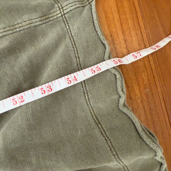 Daily Practice by Anthropologie The Palmra Jumpsuit Olive Green Bohemian Casual - Picture 8 of 10